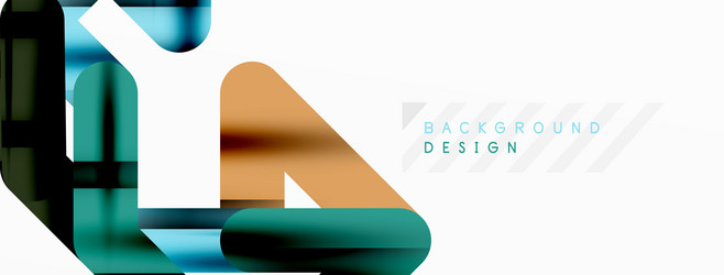 dynamic colorful lines minimal abstract background vector image