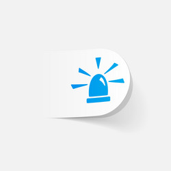 realistic design element flasher vector image
