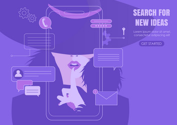 mobile app development and web design vector image