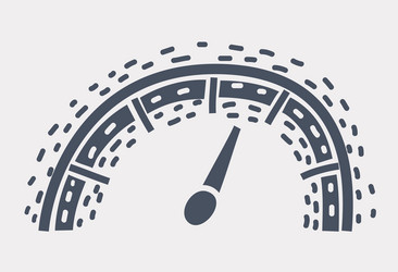 speedometer icon vector