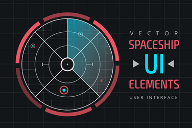 ui infographic interface web elements vector image