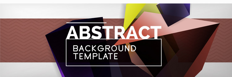 dark 3d triangular low poly shapes abstract vector image