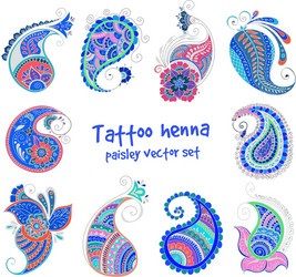 tattoo henna element vector