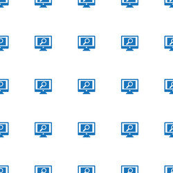 analytics app icon pattern seamless isolated vector image