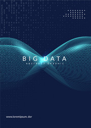 big data background technology for visualization vector image