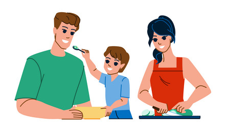 Family Eating Food Vector Images (over 7,500)