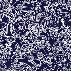 Gears and Cogs Pattern vector image