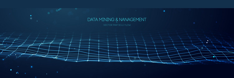 Data Mining Technology Background vector image