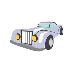 Retro car flat style design vector