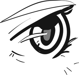 anime eyes close up 10825955 Vector Art at Vecteezy