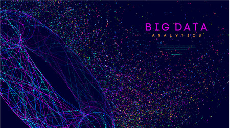 Data Science Technology Background vector image