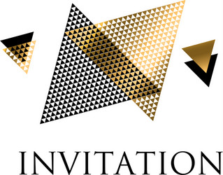 Triangle geometry abstract for header invitation vector