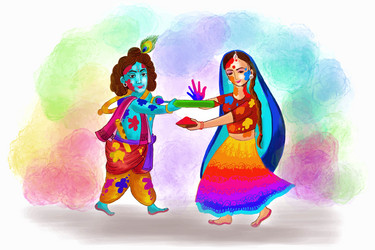 Radha Krishna Holi Vector Images (over 170) Radha Krishna Holi Vector Images (over 170)