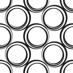 seamless pattern with circles vector