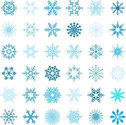 Snowflake simple icon isolated on white background vector