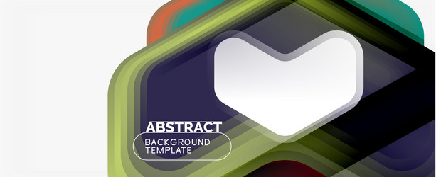 3d arrow geometric composition abstract Royalty Free Vector