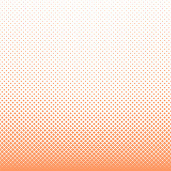 Geometrical halftone square pattern background vector