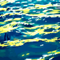 8-bit pixel abstract mosaic pattern vector image