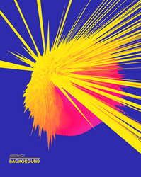 background with exploding rays abstract burst vector image