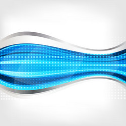 abstract background with waves and lines vector image
