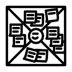 empathy map ux ui design line icon vector image