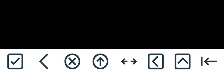 ui line icons linear set quality vector image
