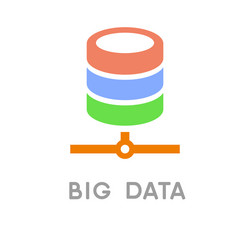 Data Network Icon - Technology vector image
