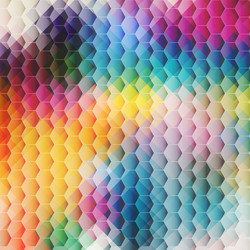 abstract color background with cell vector image