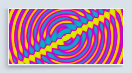 3d wavy background with ripple effect abstract vector image