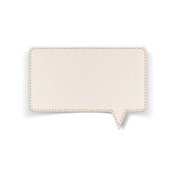 message bubble with place for your text vector image