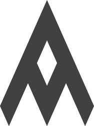 Double a letter logo lettermark aa monogram type Vector Image