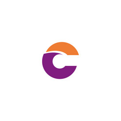 C letter technology logo template Royalty Free Vector Image