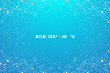 Connected Network Abstract Background vector image