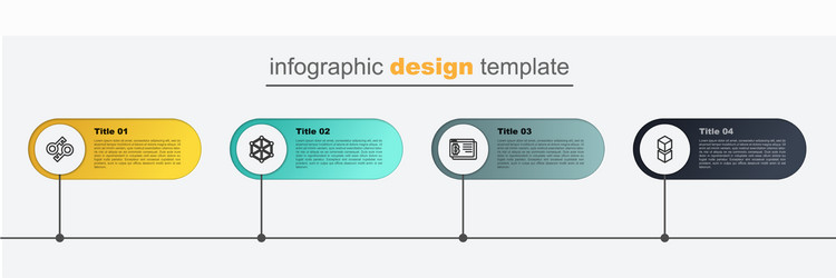 set line blockchain technology bitcoin browser vector image