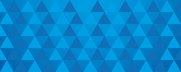 blue geometric 3d triangle pattern background vector image