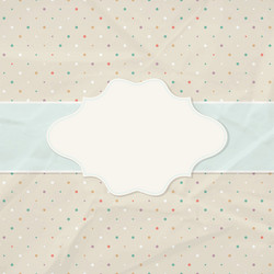 frame on the background of crumpled paper vector image