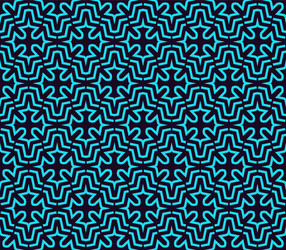 seamless pattern ornament of lines and curls vector image