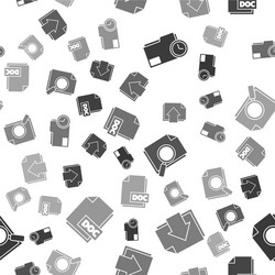 set document folder with clock next page arrow vector image