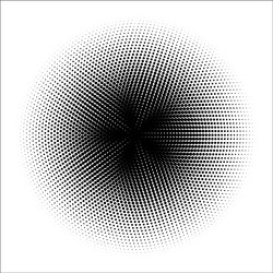retro style dotwork background abstract vector image