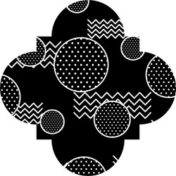 seamless pattern label shape with geometric vector image
