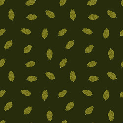 artistic tree and foliage in a repeating pattern vector image