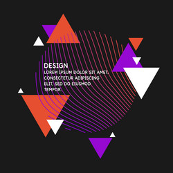 abstract background with dynamic waves vector image