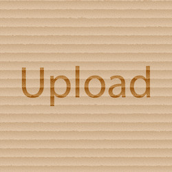upload icon symbol flat modern web design vector image
