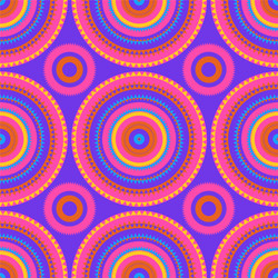 vibrant circular large scale seamless pattern vector image