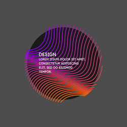 abstract background with dynamic waves vector image