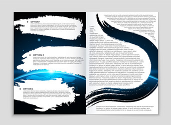 abstract layout background set for art vector image