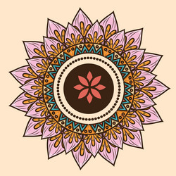 Bohemian background design Royalty Free Vector Image