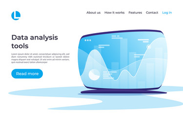 Data Analysis & Statistics Concepts vector image