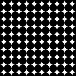 simple geometric background with circles vector image