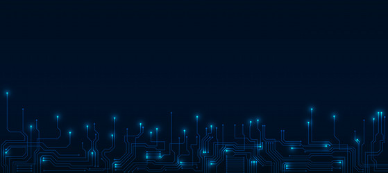 technology background with hi-tech digital data vector image